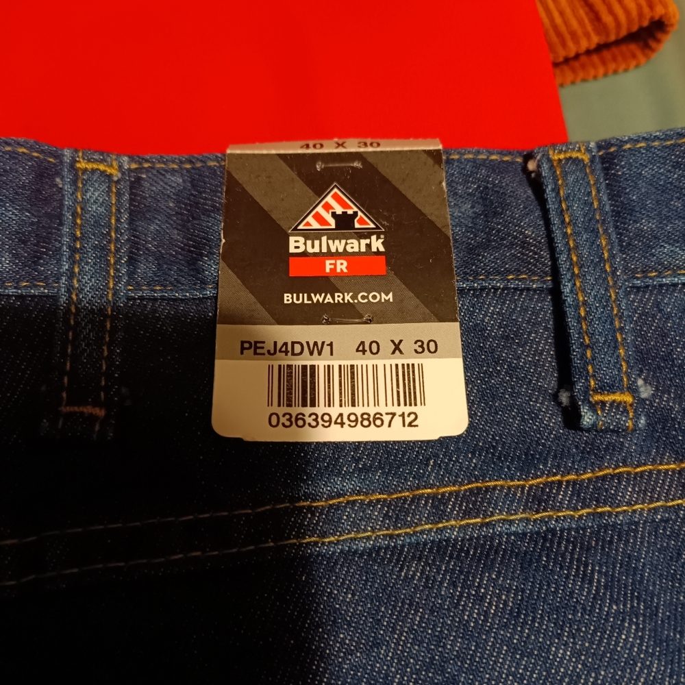 🥭NWT Bulwark 40x32 FR jeans fire resistant - Picture 7 of 10